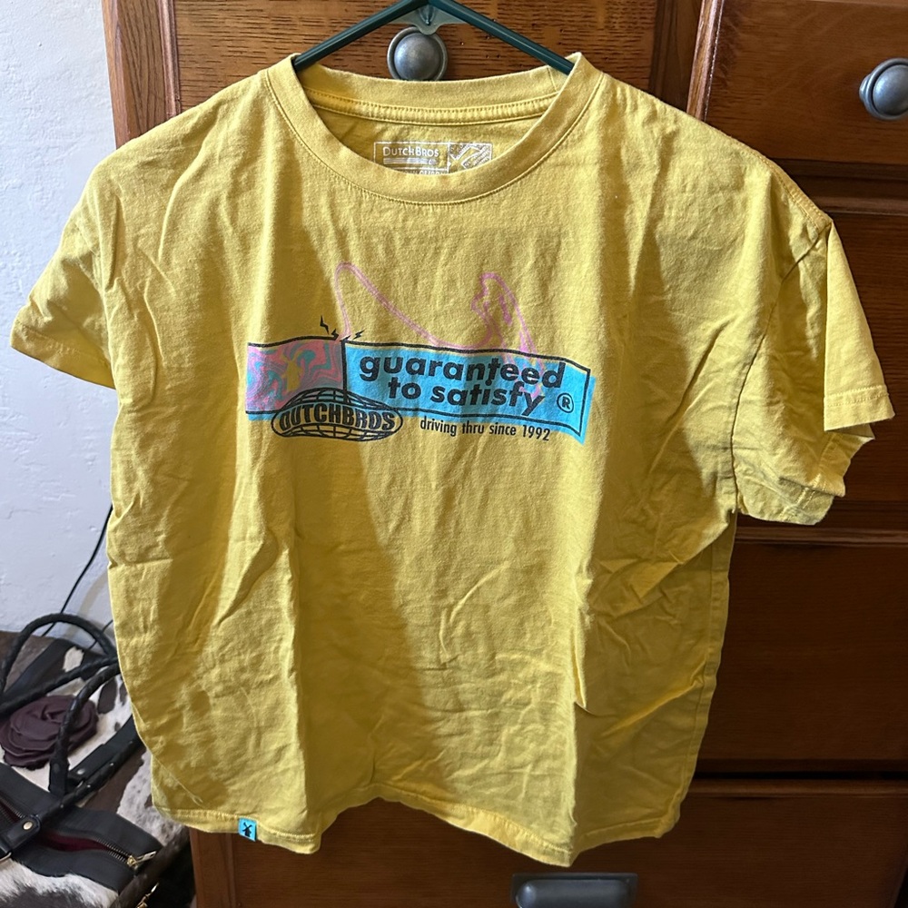 Dutch Bros Yellow Short Sleeve Tee